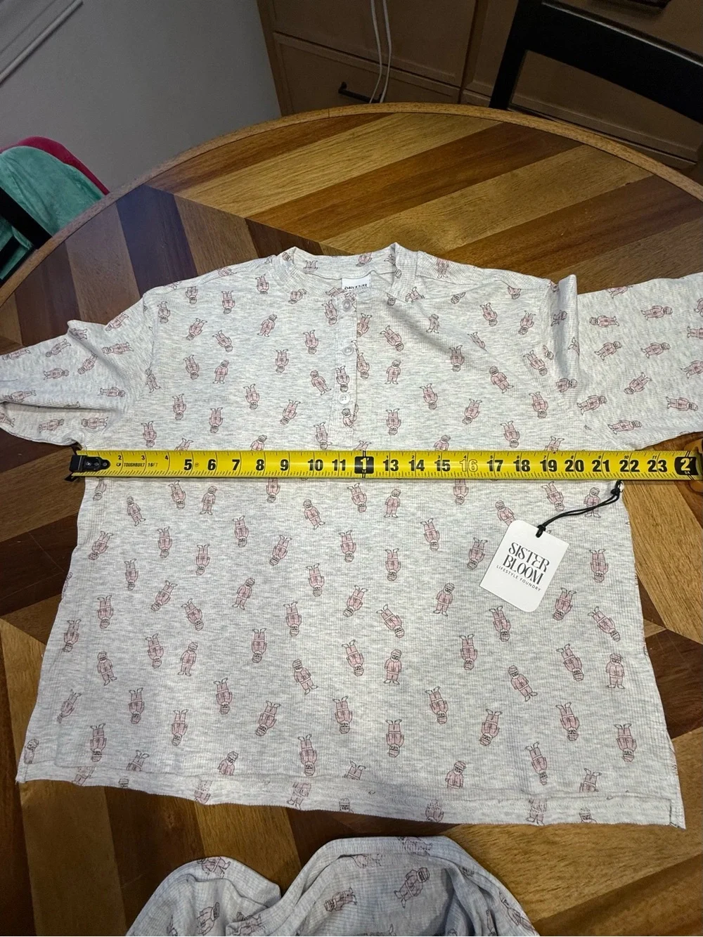 Sister Bloom Lifestyle Foundry Santa rib knit Henley and Long John new